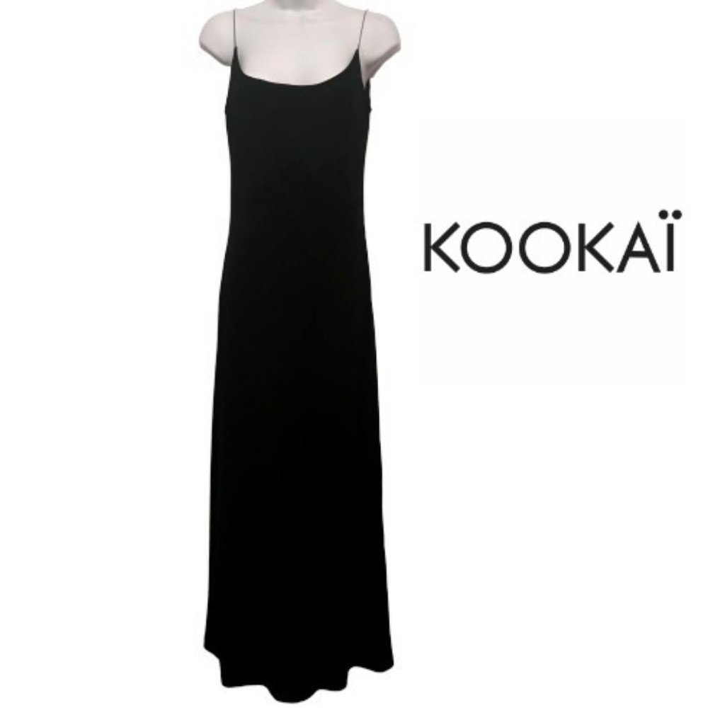 KOOKAI Black Chain Strap Dress